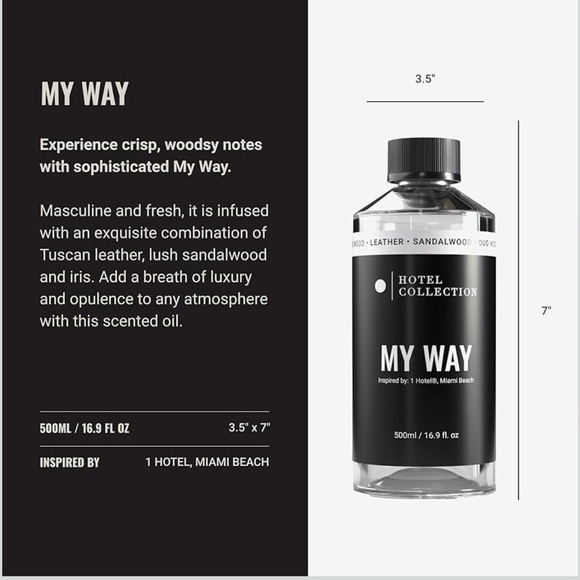 Hotel Collection My Way Fragrance - Black and White - Picture 2 of 2